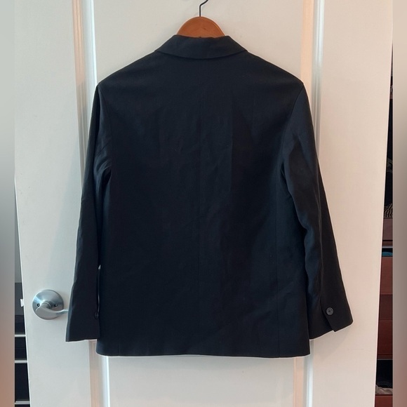 Everlane Black One Button Blazer Size 2 - Picture 7 of 16